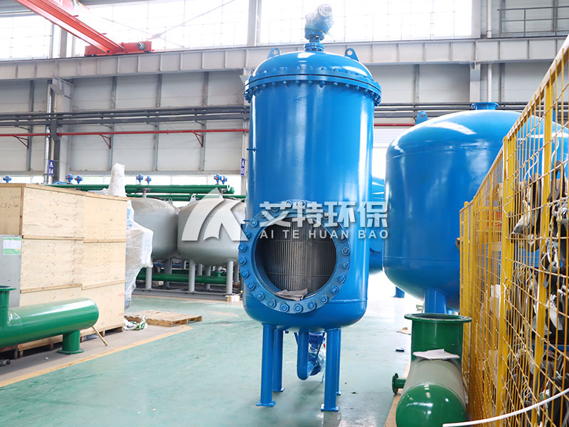 DN600自清洗过滤器碳钢衬胶