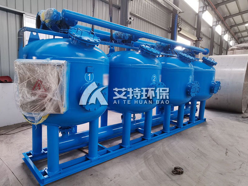 硅基新材料循环水系统：配套使用浅层砂过滤器防止水垢、堵塞