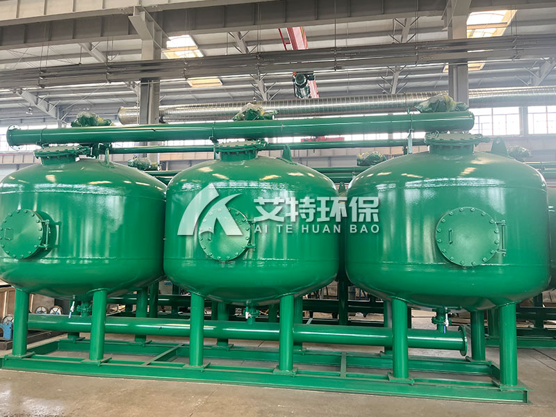 肥业无水氟化氢项目：浅层砂过滤器减少水浊度、净化水质量