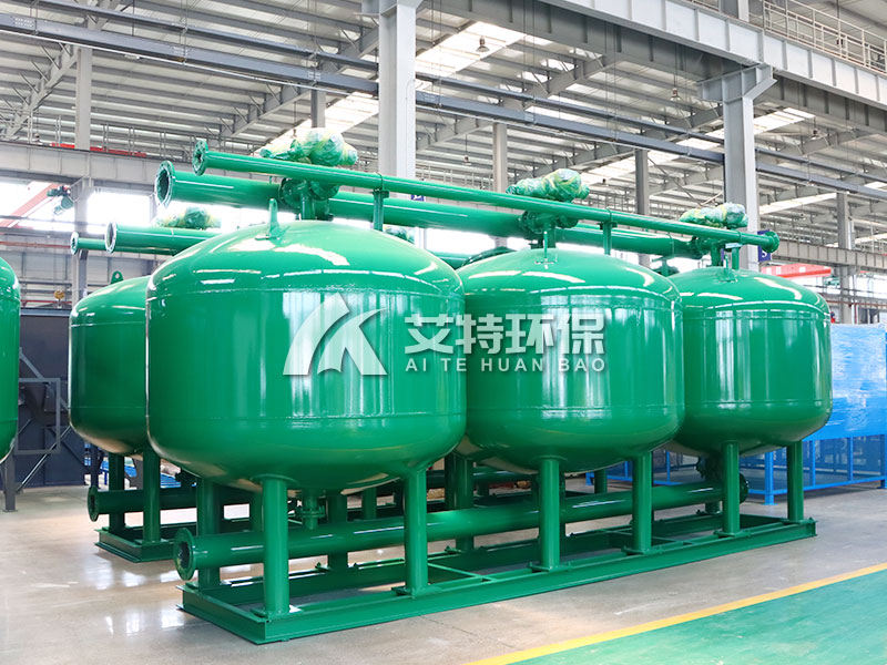 电弧炉合金钢板带水处理旁滤设施项目，解决钢铁工业水循环再利用... ..