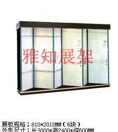 工厂订做展示架 瓷砖展架 云石展架 建材展示 地板展示柜 J
