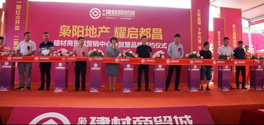为改变而来,开启商贸新典范 枭阳建材商贸城营销中心盛大开放暨品牌签约仪式
